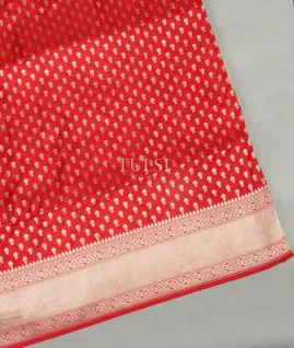 Red Banaras Silk Saree T4581271