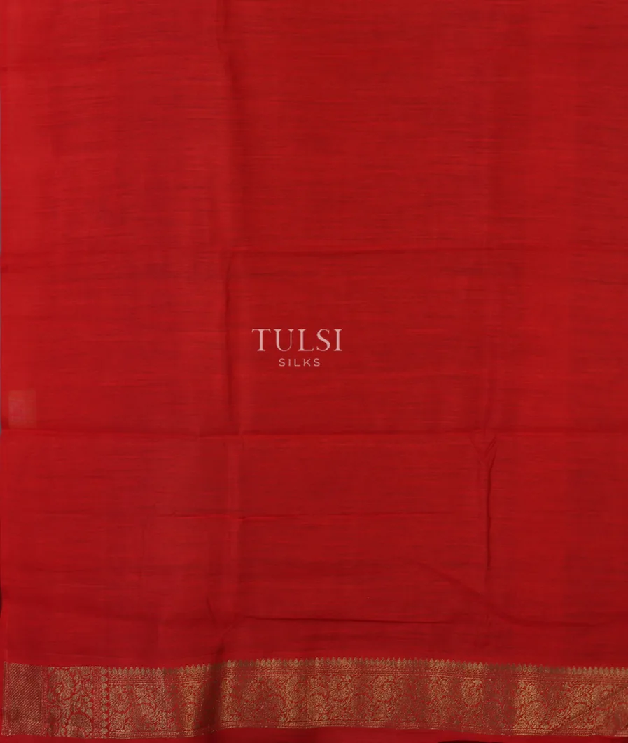 Green Banaras Tussar Saree T3981573