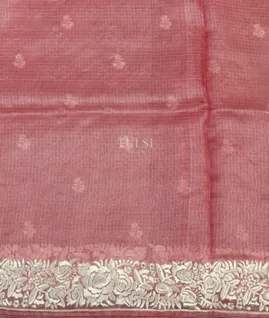 Pink Silk Kota Embroidery Saree T4843543