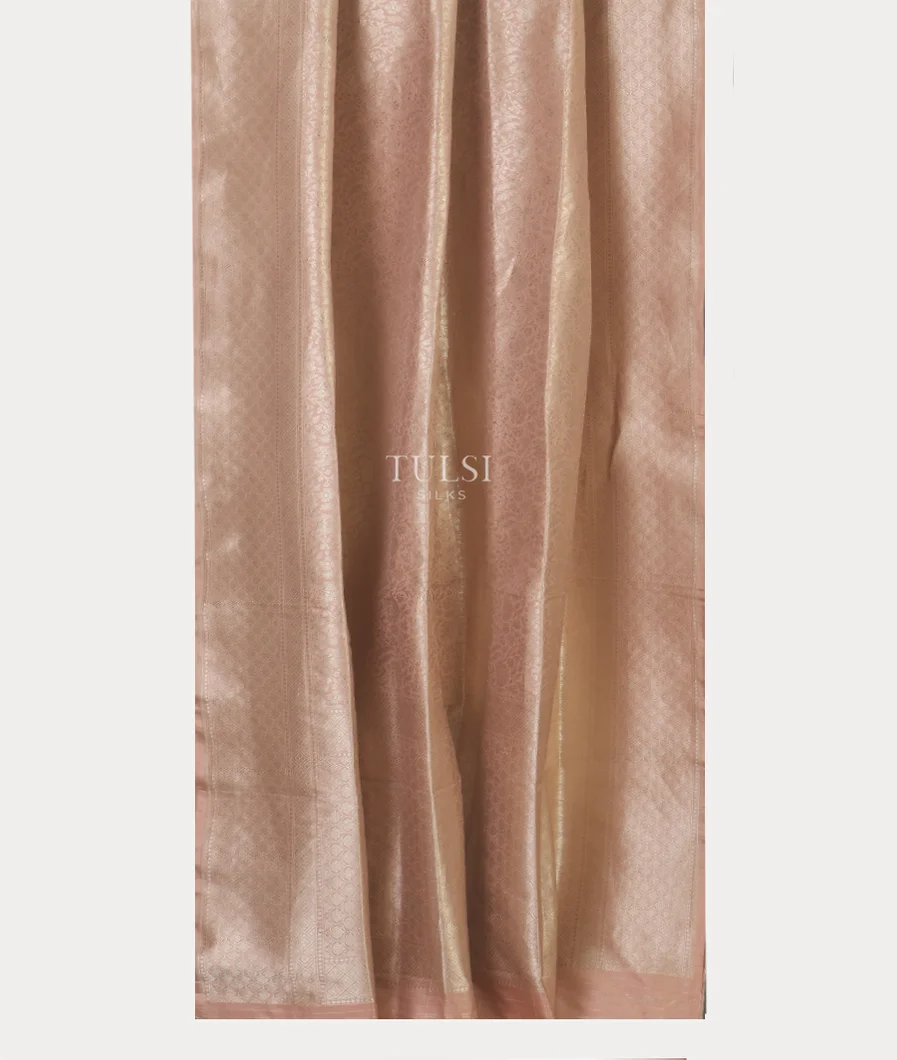 Mauve Pink  Banaras Silk Saree T4596862