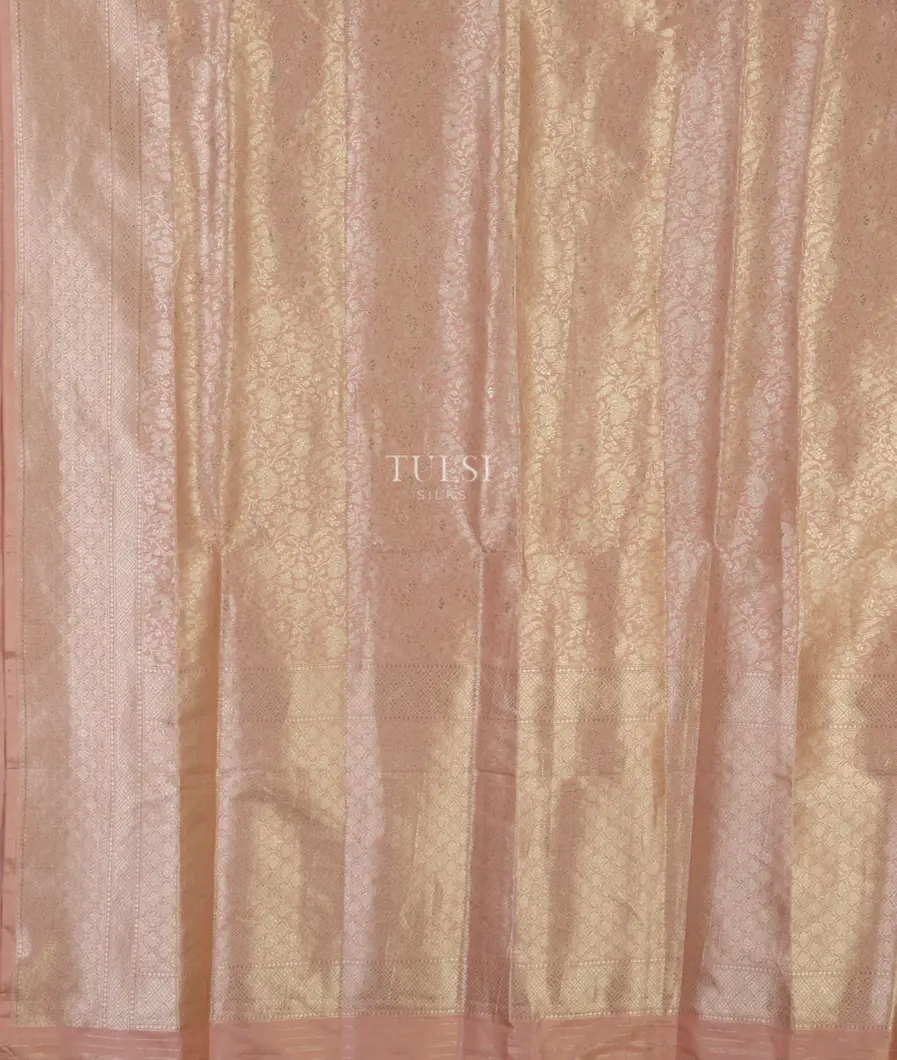 Mauve Pink  Banaras Silk Saree T4596864