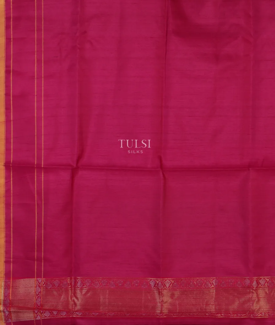 Purple Banaras Silk Saree T4544403