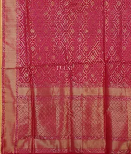 Purple Banaras Silk Saree T4544404