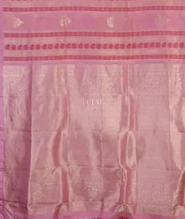 Lavender Handwoven Kanjivaram Silk Saree  T4319804