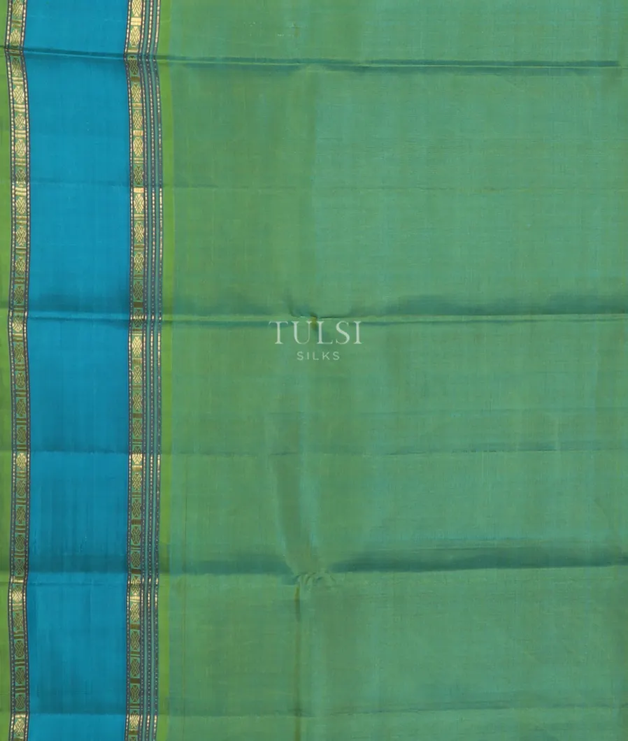 Purple Handwoven Kanjivaram Silk Saree T4652243