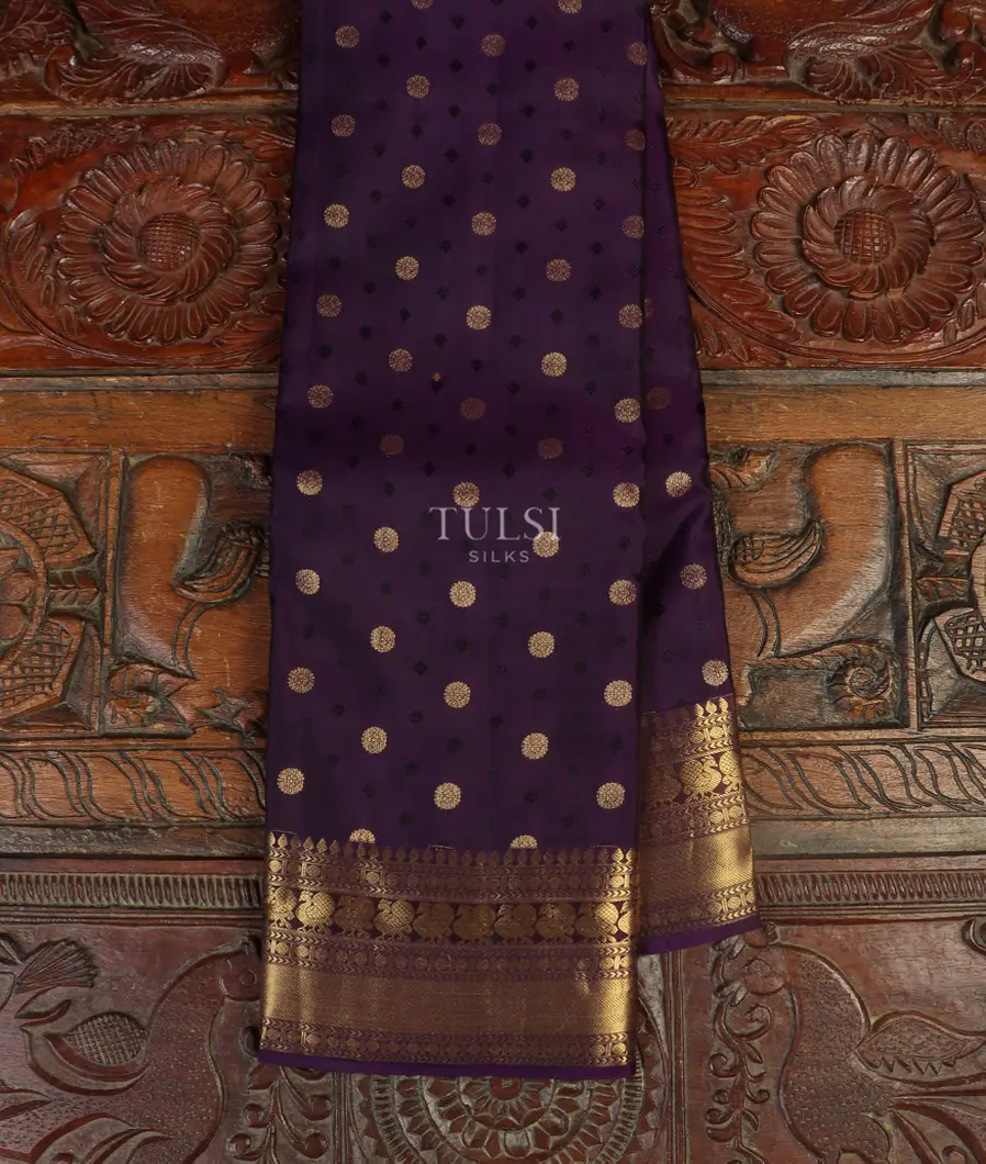 Purple Soft Silk Saree T481153-image