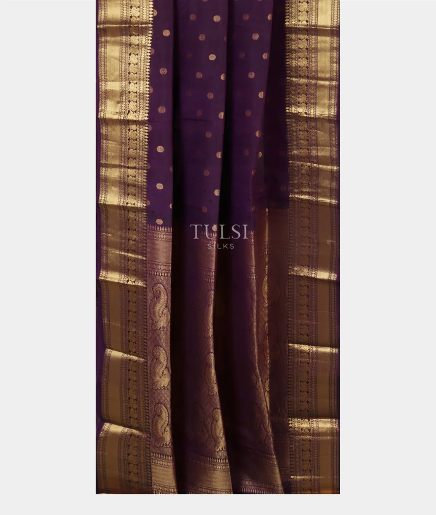 Purple Soft Silk Saree T4811532