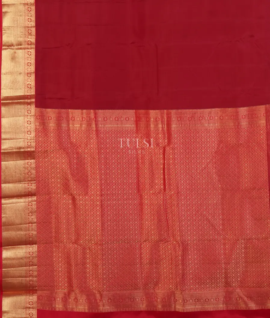 Maroon Soft Silk Saree T4601854