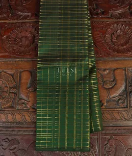 Green Handwoven Kanjivaram Silk Saree T4636981