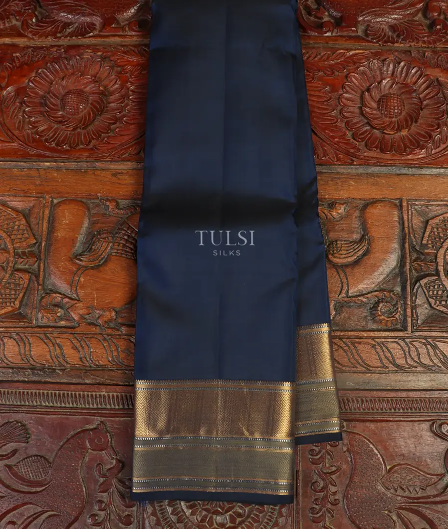 Blue Soft Silk Saree T480641-image