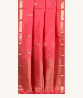 Pink Handwoven Kanjivaram Silk Saree T4278362