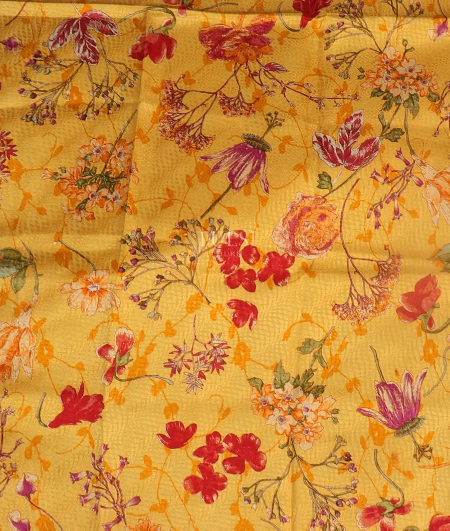 Green Mysore Crepe Silk Saree T4739344