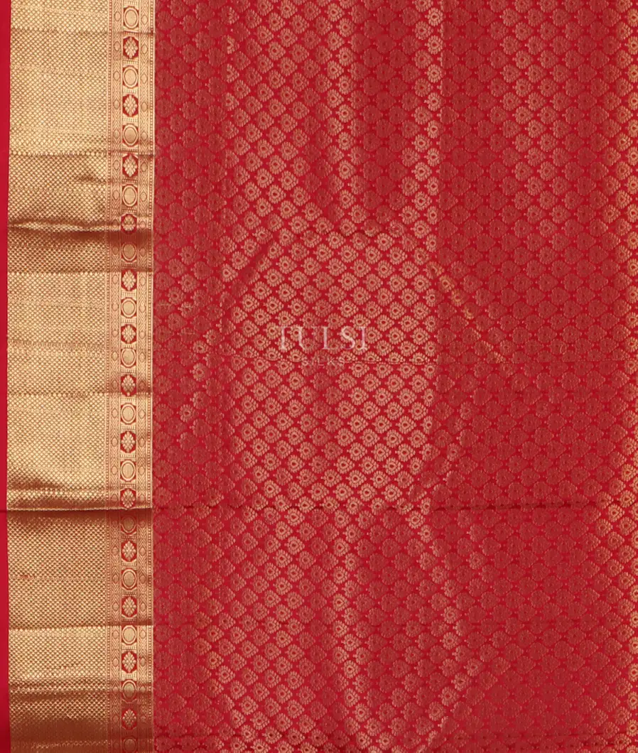 Red Soft Silk Saree T4601763