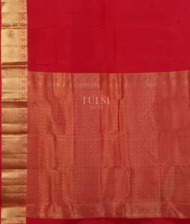 Red Soft Silk Saree T4601764