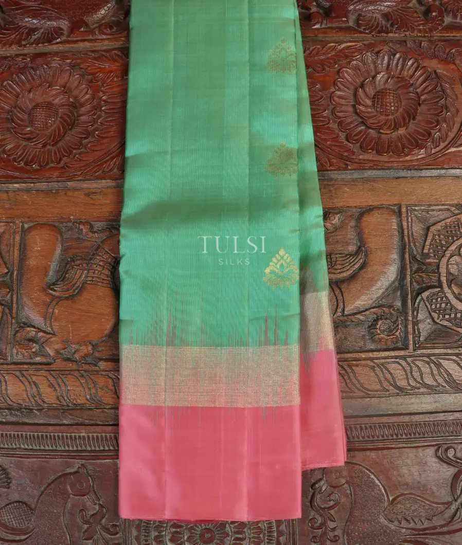 Green Soft Silk Saree T483780-image