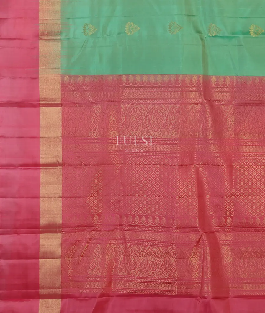 Green Soft Silk Saree T4837804