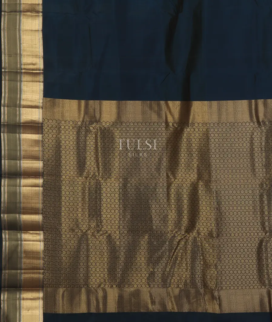 Midnight Blue Soft Silk Saree T4806294