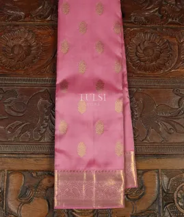 Pink Handwoven Kanjivaram Silk Saree T4264481