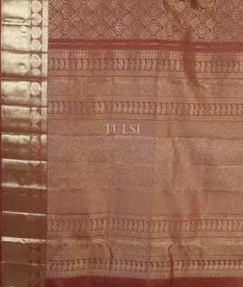 Brown Handwoven Kanjivaram Silk Saree T4815964