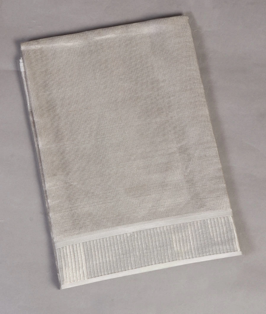 Silver Tissue Kota Saree T437701-image