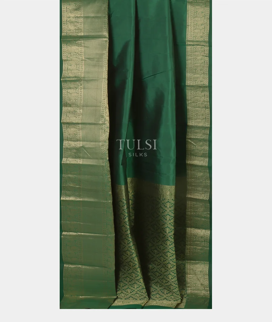 Green Soft Silk Saree T4666322