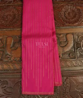 Pink Handwoven Kanjivaram Silk Saree T4383631