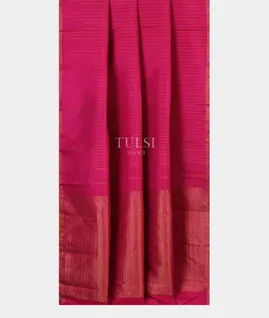 Pink Handwoven Kanjivaram Silk Saree T4383632