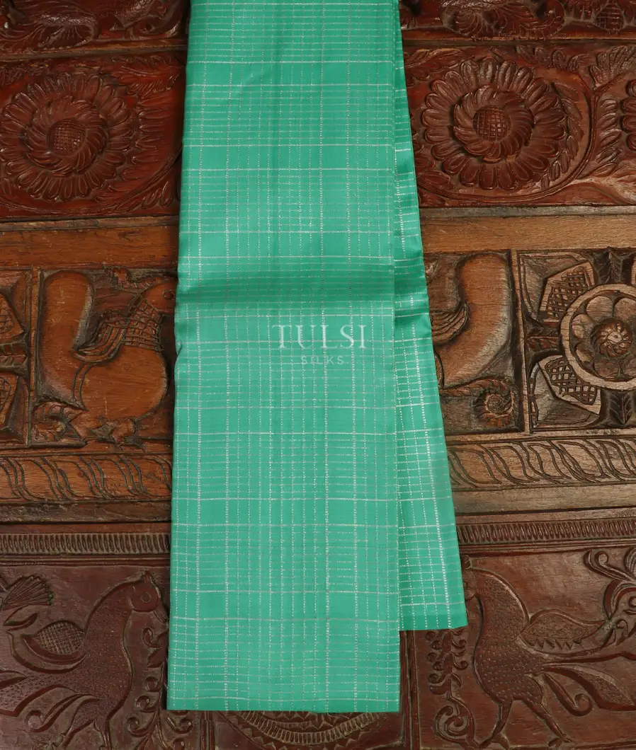 Green Handwoven Kanjivaram Silk Saree T412599-image