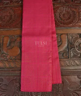 Magenta Handwoven Kanjivaram Silk Saree T4120321