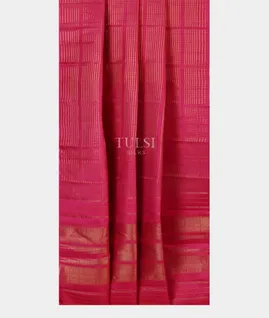 Magenta Handwoven Kanjivaram Silk Saree T4120322