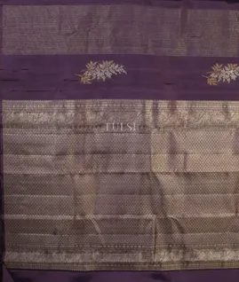 Light purple Handwoven Kanjivaram Silk Saree T4816214