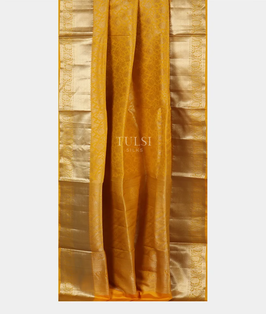 Yellow Soft Silk Saree T4662802
