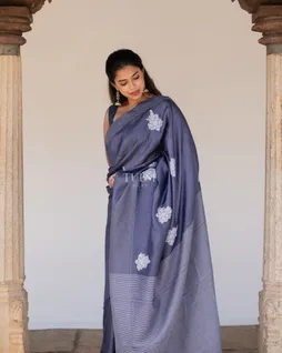indigo-blue-tussar-embroidery-saree-t451895-t451895-d
