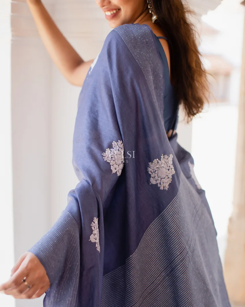 indigo-blue-tussar-embroidery-saree-t451895-t451895-g