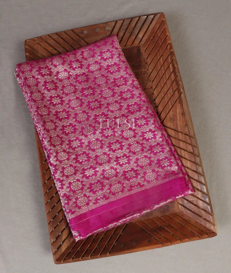 Purple Tussar Georgette Blouse T437937-image