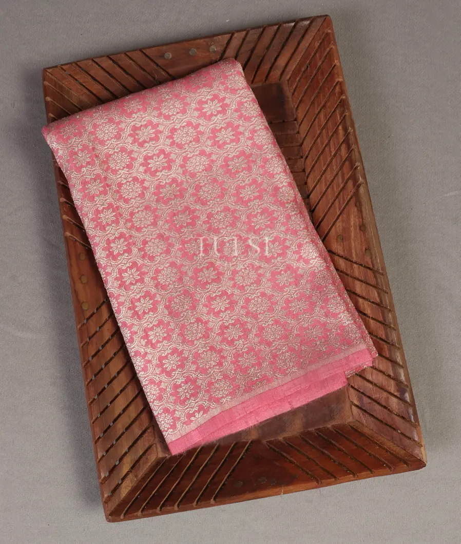 Pink Tussar Georgette Blouse T437871-image