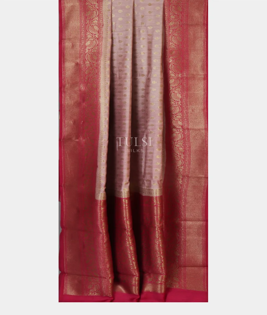 Lavender Banaras Tussar Saree T4848142