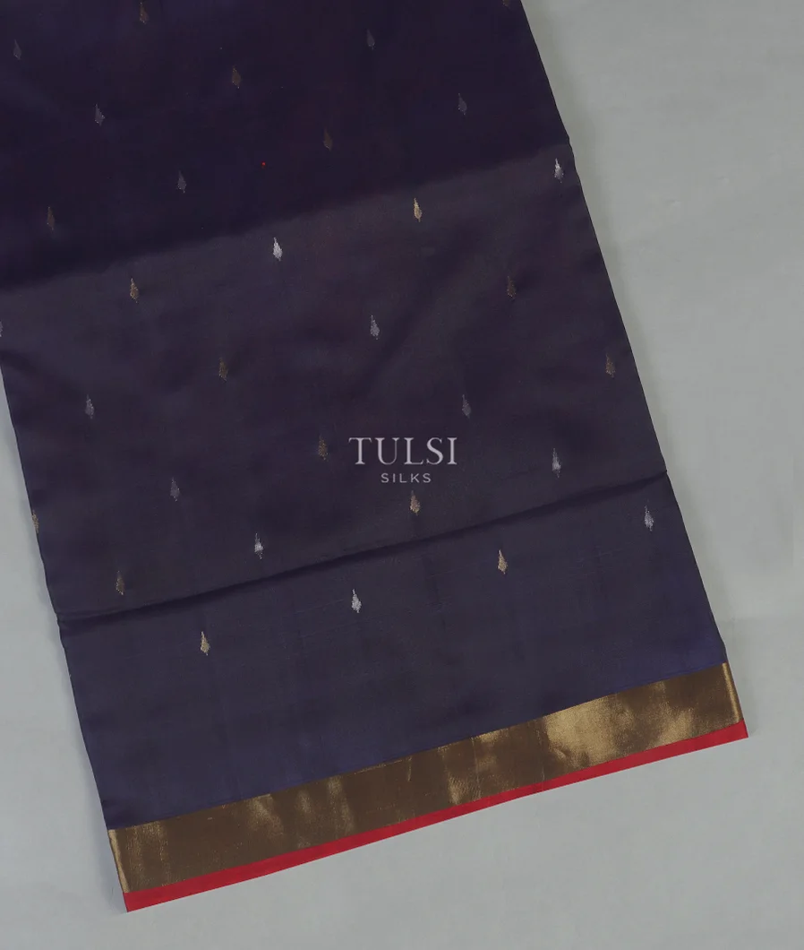 Midnight Blue Uppada Silk Saree T453852-image