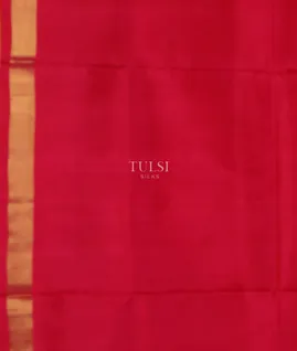 Orangish Pink Uppada Silk Saree T4807173
