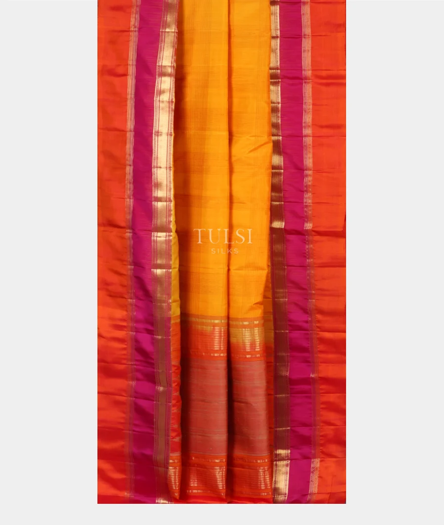 Yellow Soft Silk Saree T4850442