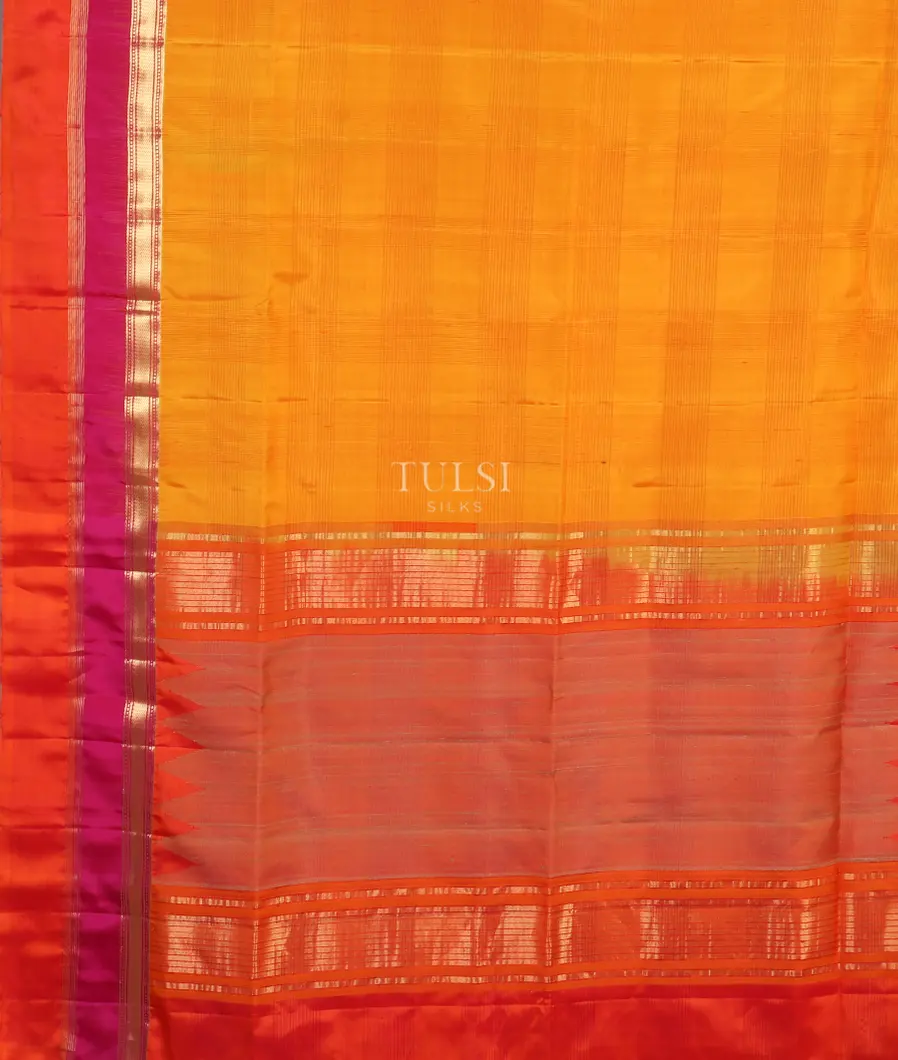 Yellow Soft Silk Saree T4850444