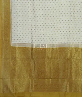 Off - White Banaras Tussar Saree T4848314