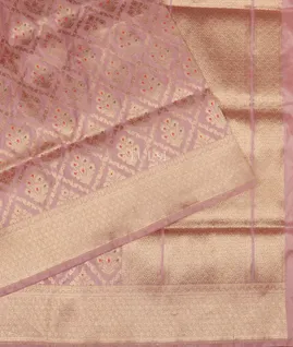 Pink Banaras Silk Saree T4852672