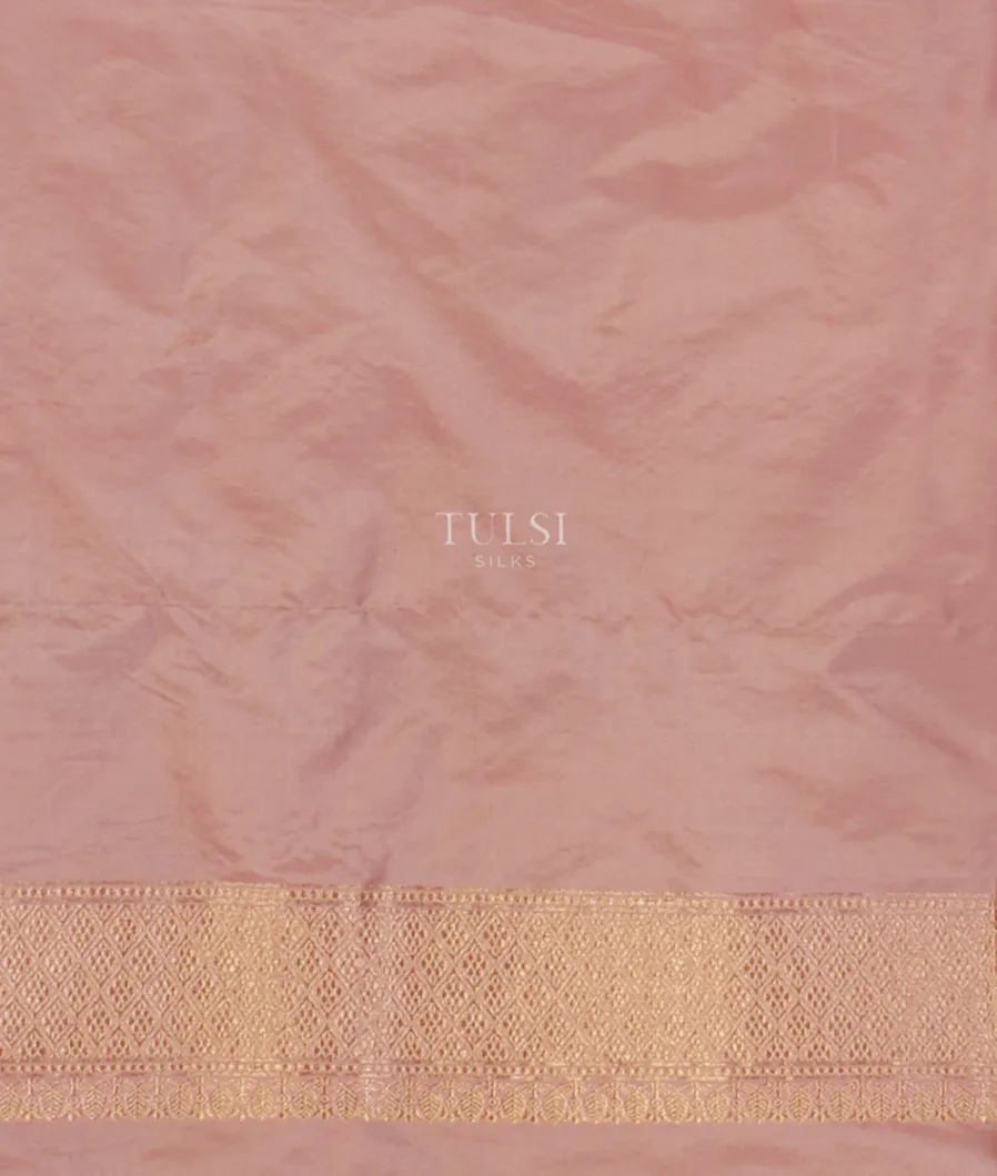 Pink Banaras Silk Saree T4852673