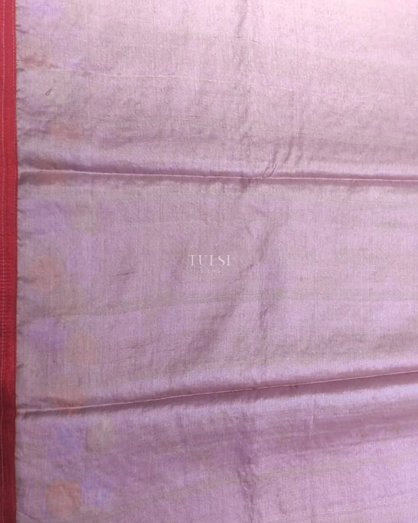 Lavender Tussar Embroidery Saree T4777503