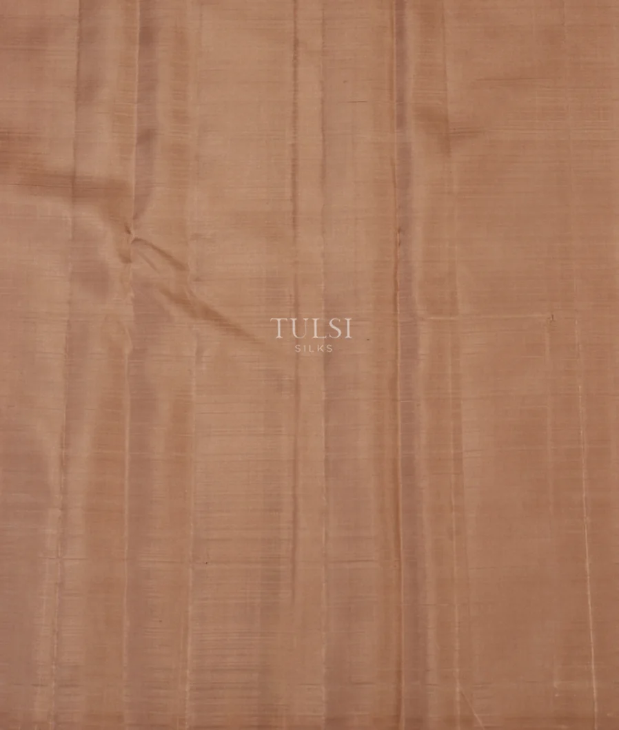 Beige Handwoven Kanjivaram Silk Saree T4180553