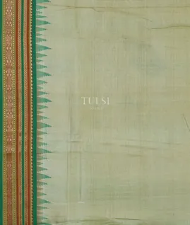 Green Vidarbha Tussar Saree T4804203