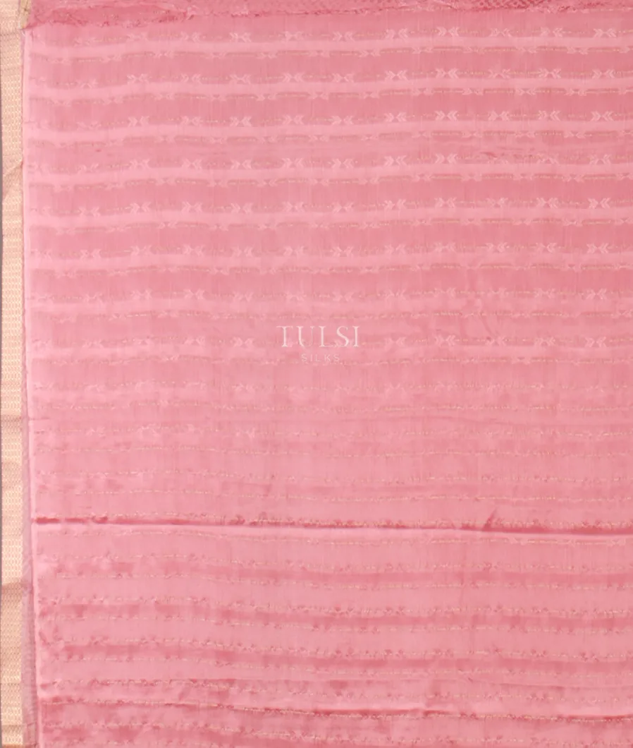 Pink Crepe Silk Saree T4836393