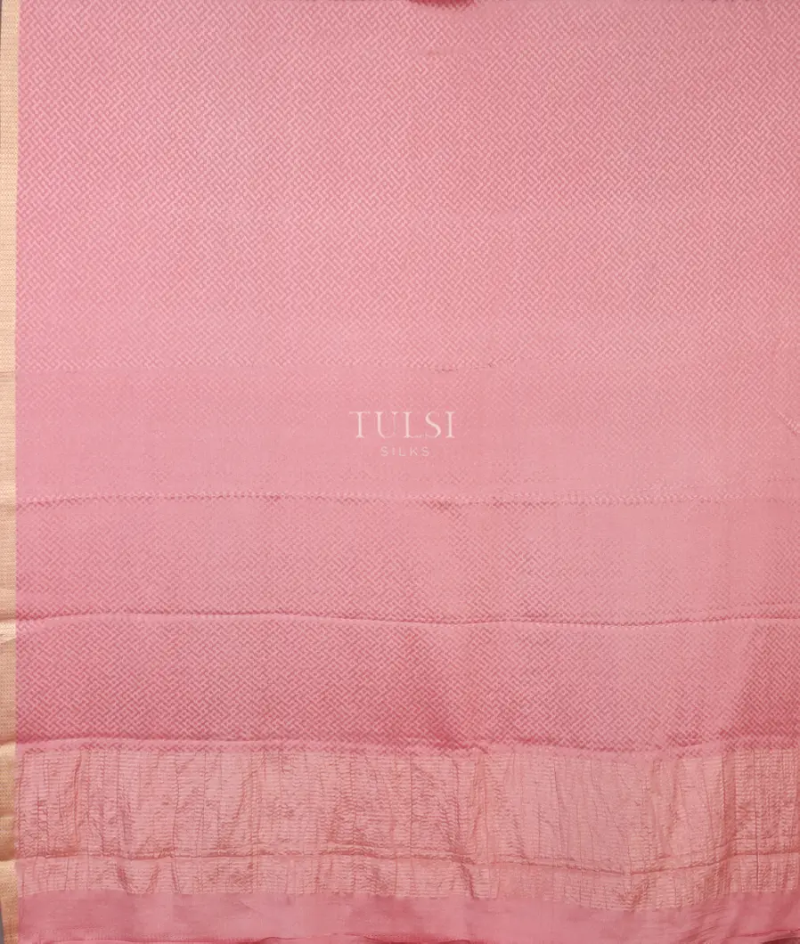 Pink Crepe Silk Saree T4836394
