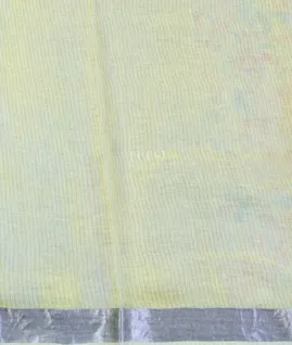 Yellow Linen Printed Saree T4782523